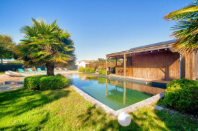 Maison pour 10 - Bassin naturel et détente